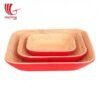 Set of 3 Lacquer Bamboo Tray