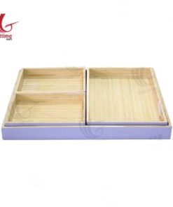 Stylish Bamboo Tray Set Of 4 Wholesale