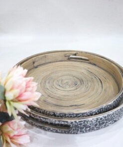 Spun Bamboo Tray Set - TC00080
