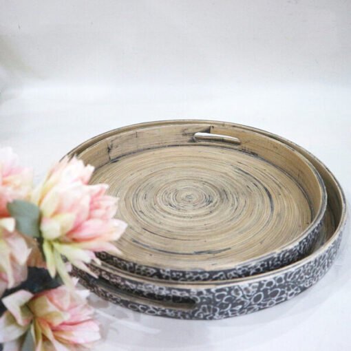 Spun Bamboo Tray Set - TC00080