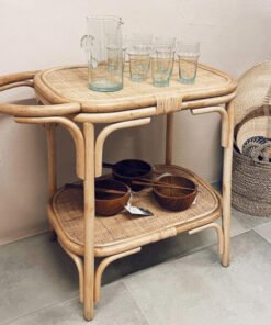 Rattan Drinks Trolley sku M00085