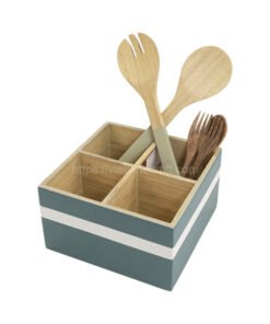 Spun Bamboo Utensil Holder Wholesale From Viettimecraft
