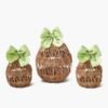 rattan Easter eggs for table settings Easter home decor egg hunter wholesale