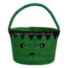 green hulk halloween theme seagrass basket with handle (2)