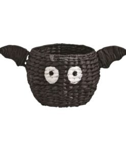 bat shape water hyacinth basket inspired by Halloween