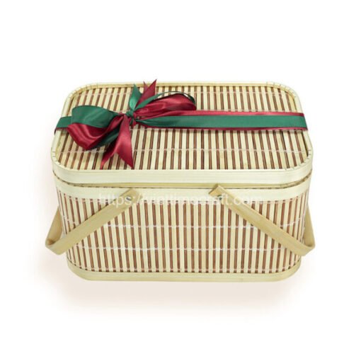 hộp quà tết tre đan - quà tặng doanh nghiệp - viettimecraft