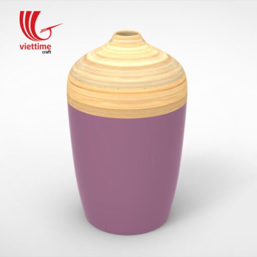 Fashionable Lacquer Bamboo Vases Collection