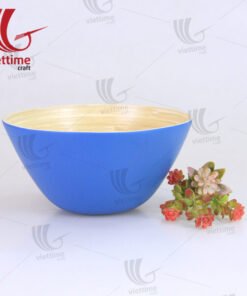 Nice Round Spun Bamboo Bowls