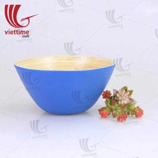 Nice Round Spun Bamboo Bowls