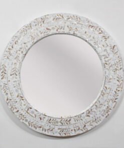Mother Of Pearl Inlaid Mirror Sku KT0021