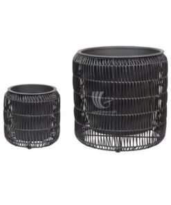PP Poly Rattan Planter, Flower Pot, Viettimecraft Wholesale Vietnam Manufacturer