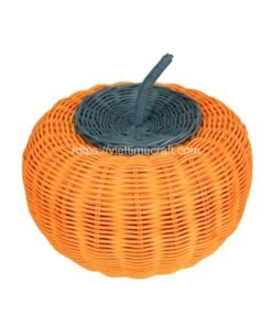 Rattan Pumpkin For Halloween Viettimecraft Wholesale