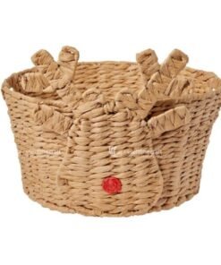 Reindeer Shape Water Hyacinth Basket - Best Idea for Christmas gift - B00460