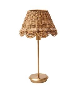 Scalloped Hyacinth Table Lamp Viettimecraft