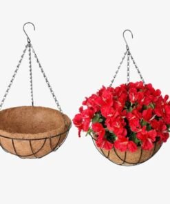 semicircular coconut coir pot, planter basket