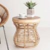 Rattan Side Table sku M00084