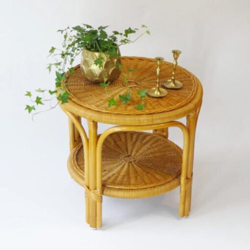 Rattan Side Table sku M00070