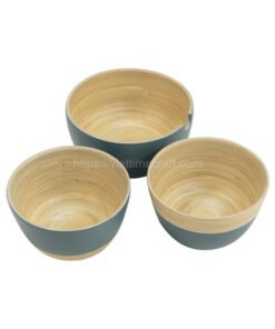 Spun Bamboo Bowl Mix Pattern From Viettimecraft Factory