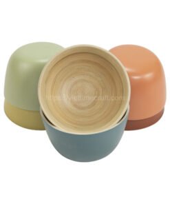 Set Of Spun Bamboo Bowl For Salad From Viettimecraft