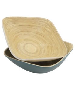 Spun Bamboo Bowl/Plate From Viettimecraft factory