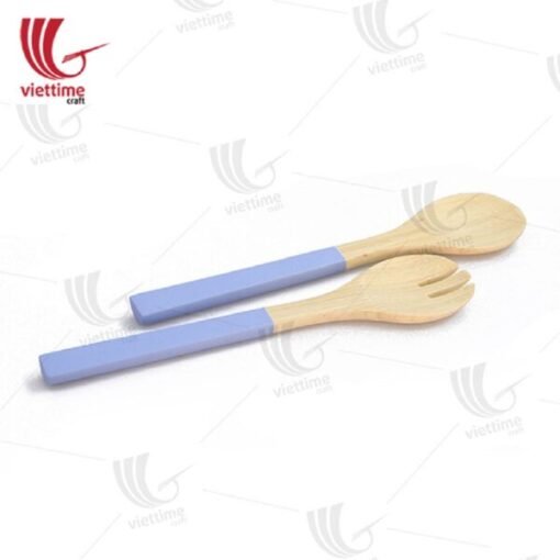 Personalized Bamboo Spoon Utensil Set