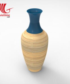 Traditional Lacquer Bamboo Vase