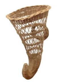 Viettimecraft _ Natural Rattan Cornucopia Horn - Vietnam handicraft Export Import