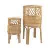 Viettimecraft - Best Seller Rattan Planter Plant Holder Home Storage & Organization Home And Kitchen Wholesale
