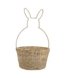 Viettimecraft - Bunny Water hyacinth Basket for Easter Egg Hunt Wholesale