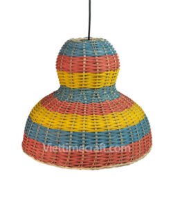 Innovative pendant light, ceiling lampshade made by rattan