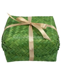 Viettimecraft - Green bamboo gift box - vietnam handicraft export supplier