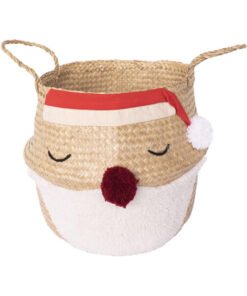 Viettimecraft - Lovely Santa Belly Basket Christmas Gift Vietnam Wholesale