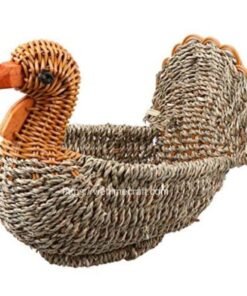 Seagrass Turkey Basket for Thanksgiving