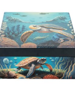 Viettimecraft - Sea Turtle Scene Luxury Lacquer Box Vietnam Wholesale