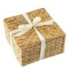 Viettimecraft - Square Water hyacinth Gift Box Wholesale - Vietnam handicraft supplier