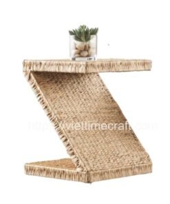 viettimecraft - Z Shaped Water Hyacinth Side Table Vietnam Wholesale
