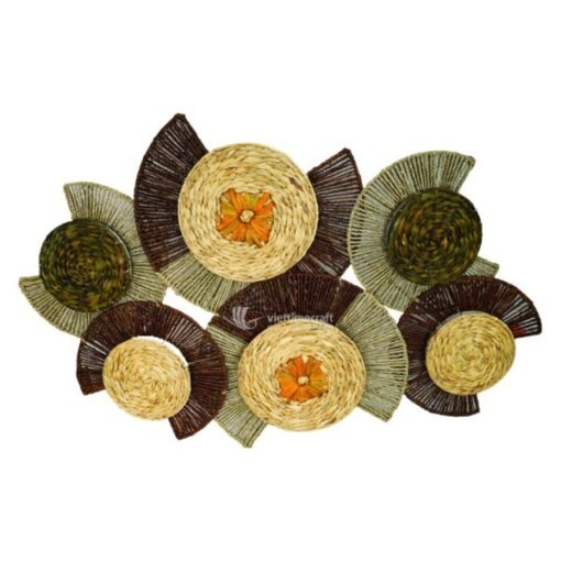 Set Water Hyacinth Wall Decor Mix Seagrass Vietnam Manufacturer