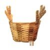 Viettimecraft Reindeer Shape Water Hyacinth Basket - Best Idea for Christmas gift