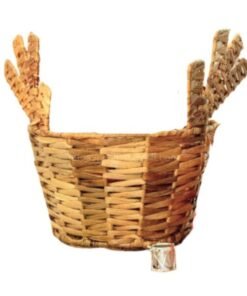 Viettimecraft Reindeer Shape Water Hyacinth Basket - Best Idea for Christmas gift
