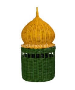 Wicker Rattan Mosque Dome Lampion