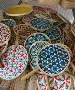 Quạt hoa thị decor - TRE0314