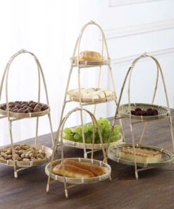 Kệ mẹt 3 tầng bàng tre - TRE0201