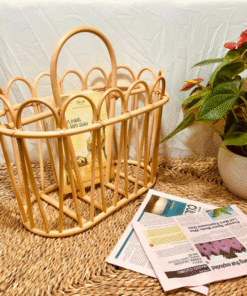 Kệ tạp chí mây tre đan – SG1016