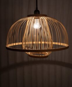 Chụp đèn mây tre đan thời thượng mới - SG1133