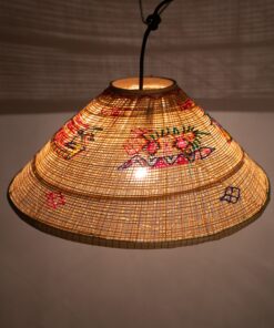 Chụp đèn mây trang trí hình nón - SG1128