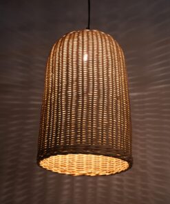 Chụp đèn hình chuông bằng mây - SG1108