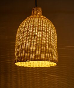 Chụp đèn mây tre đan mộc mạc trang trí nhà cửa - SG1141