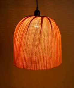 Chụp đèn tre hình chuông mới dùng để trang trí- SG1127