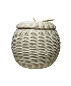 Giỏ mây hình quả táo trắng – SG1001