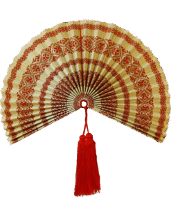 Quạt cầm tay nghệ thuật thủ công bằng tre trang trí tường - SG1754